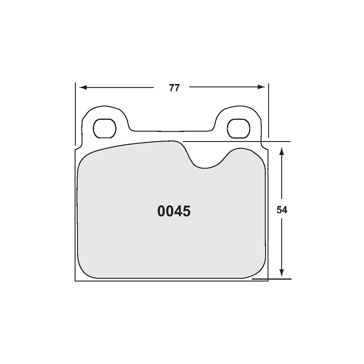 PFC Classic Porsche 911 1978-83 Front Brake Pads - 08 Compound - 0045.08.15.44