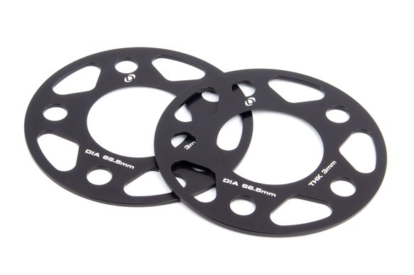 Dinan Spacers; 5x112 - 66.5mm CB - 3mm Thick Set of 2