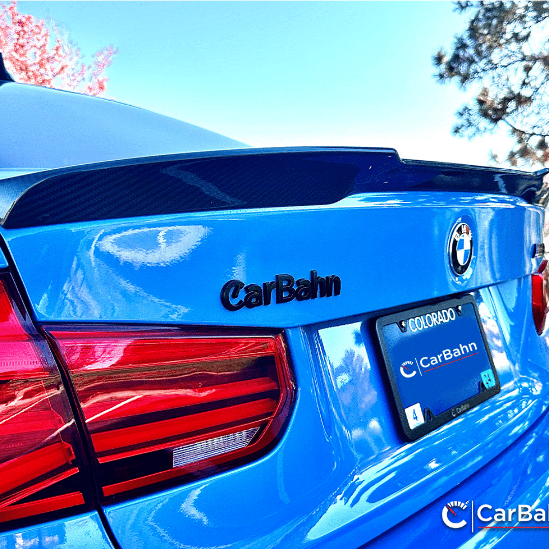 CarBahn BMW F80 M3 Gloss Carbon Fiber Rear Spoiler