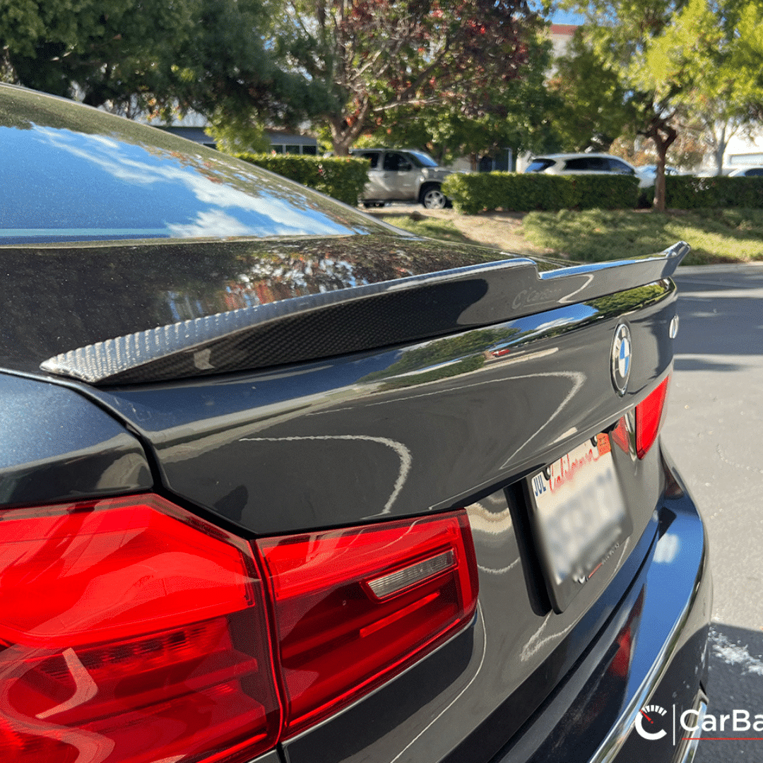 CarBahn BMW F90 M5 & M550i Gloss Carbon Rear Spoiler