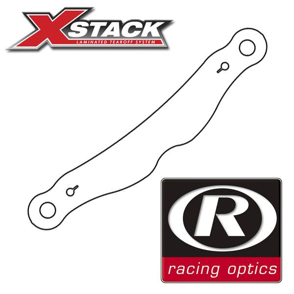 Racing Optics XStack Laminated Tear Offs - Bell 289 Shield (Vador)