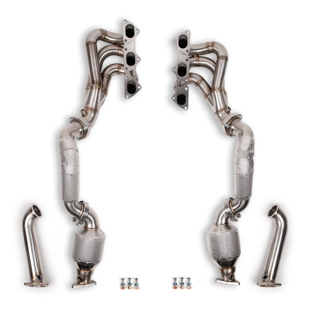 Fabspeed Porsche 718 GT4 RS RENNKRAFT Long Tube Header System (2022+)