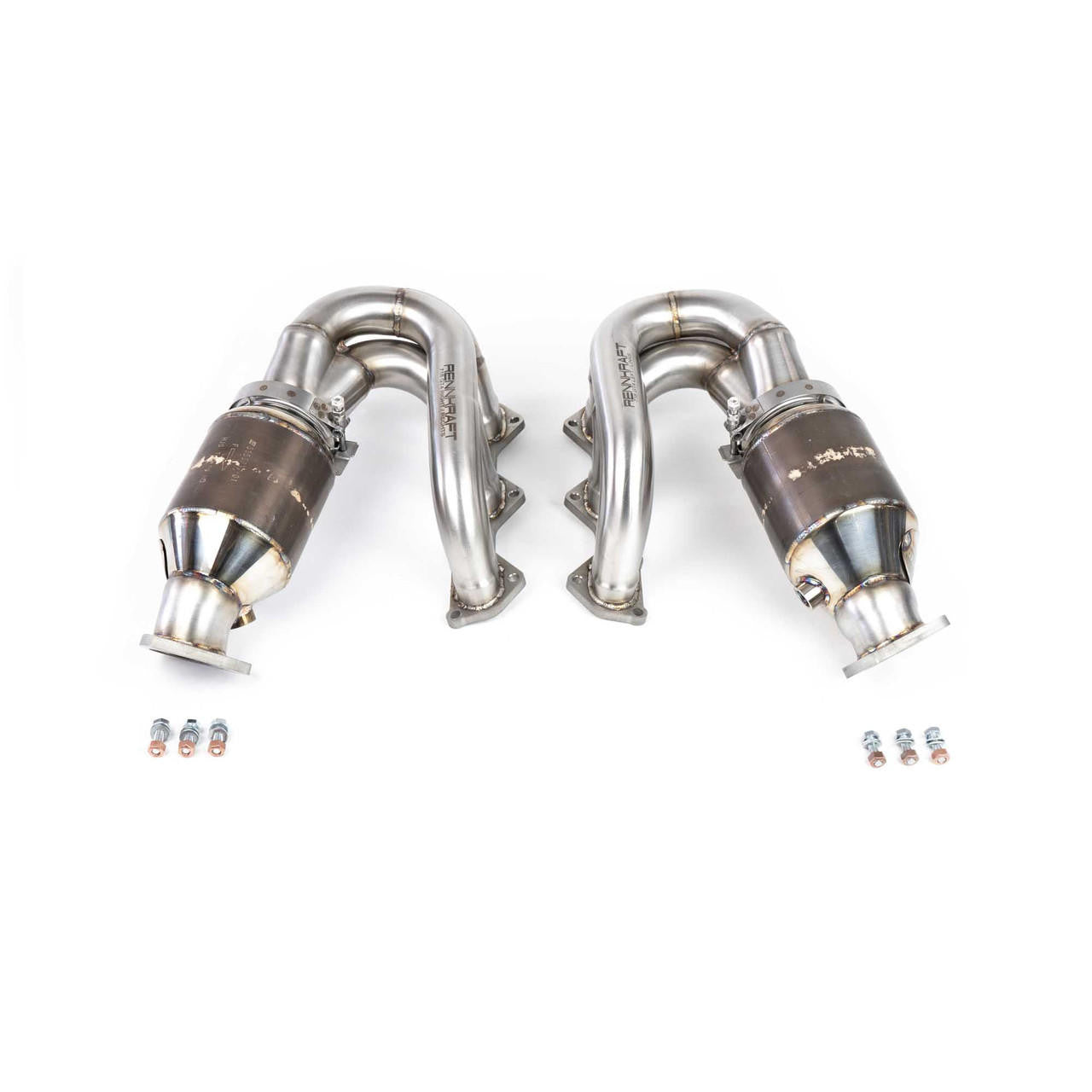 Fabspeed Porsche 718 GT4 / GTS / Spyder RENNKRAFT Modular Street and Racing Headers with HJS Catalytic Converters (2020+)