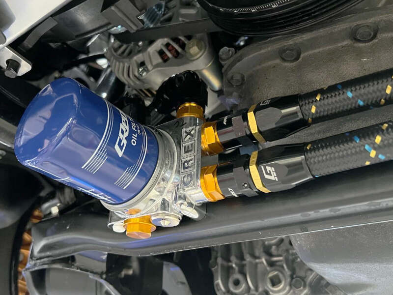 GReddy AN10 Reusable Hose Nylon Braided, Black/Gold/Blue