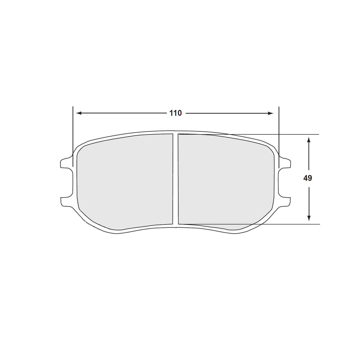 PFC Porsche 991 Cup / Cayman GT4 Clubsport Rear Brake Pads - 81 Compound - 7969.81.26.44