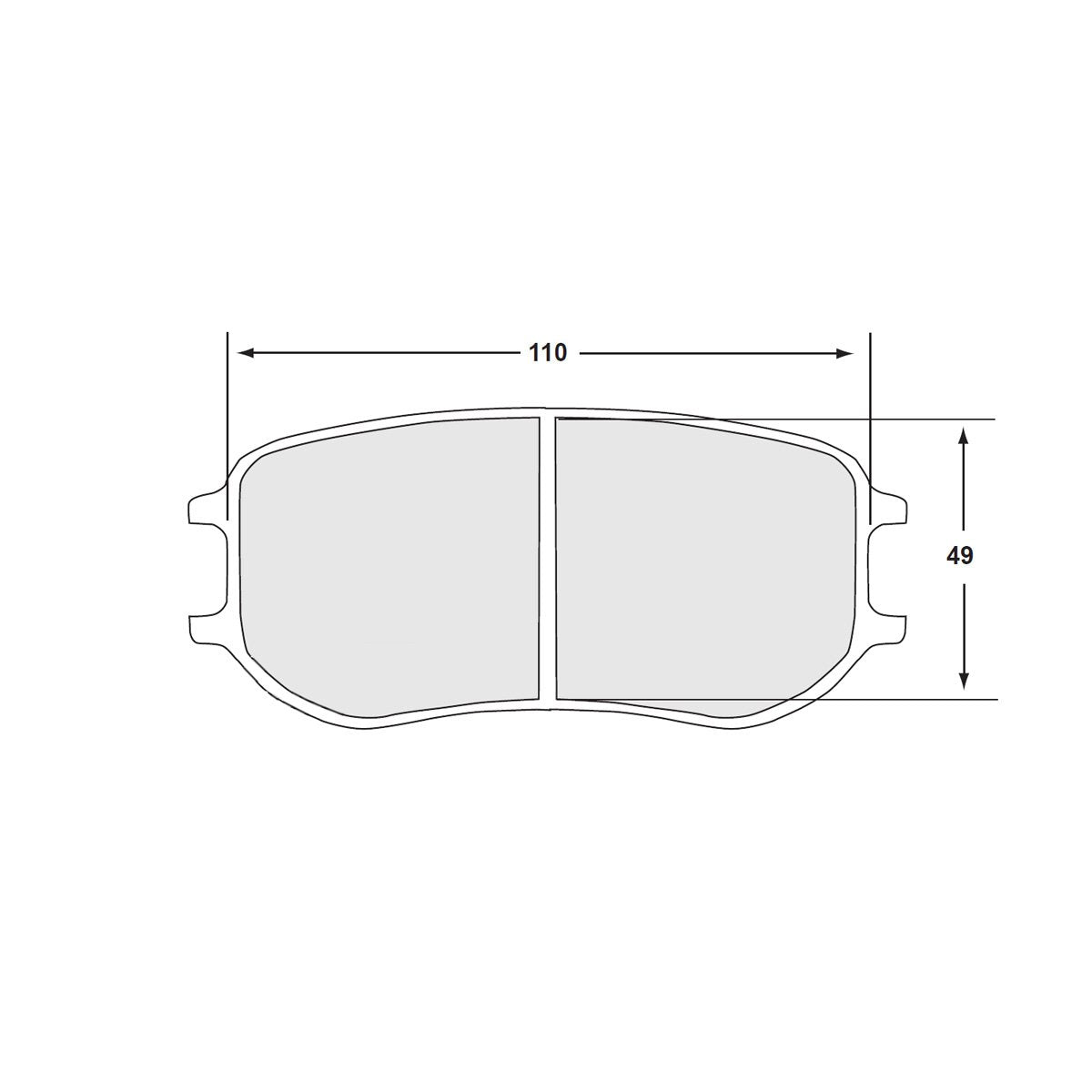 PFC Porsche 991 Cup / Cayman GT4 Clubsport Rear Brake Pads - 332 Compound - 7969.332.26.44