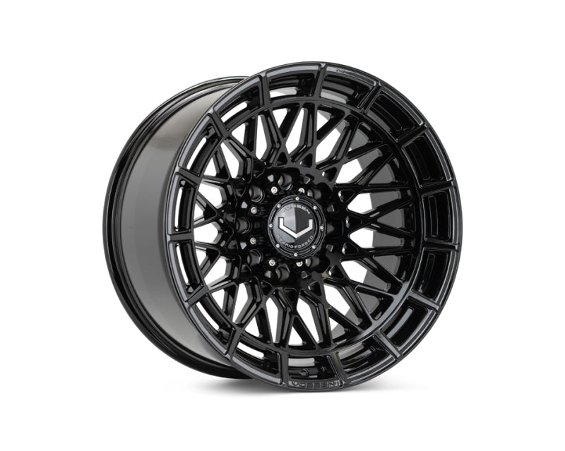 Vossen HFX-3 20x9 - 8x165.1 - ET0 - Deep Face - 125.1 - Gloss Black Wheel