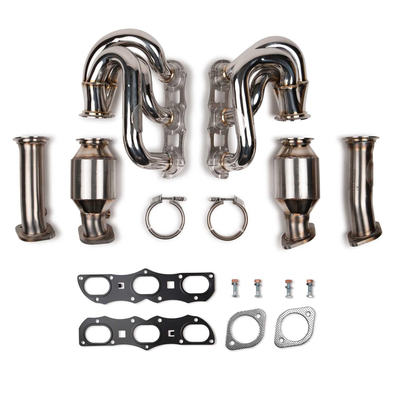 Fabspeed Porsche 981 Boxster / Cayman RENNKRAFT US PATENTED Modular Headers with HJS Catalytic Converters (2013-2016)