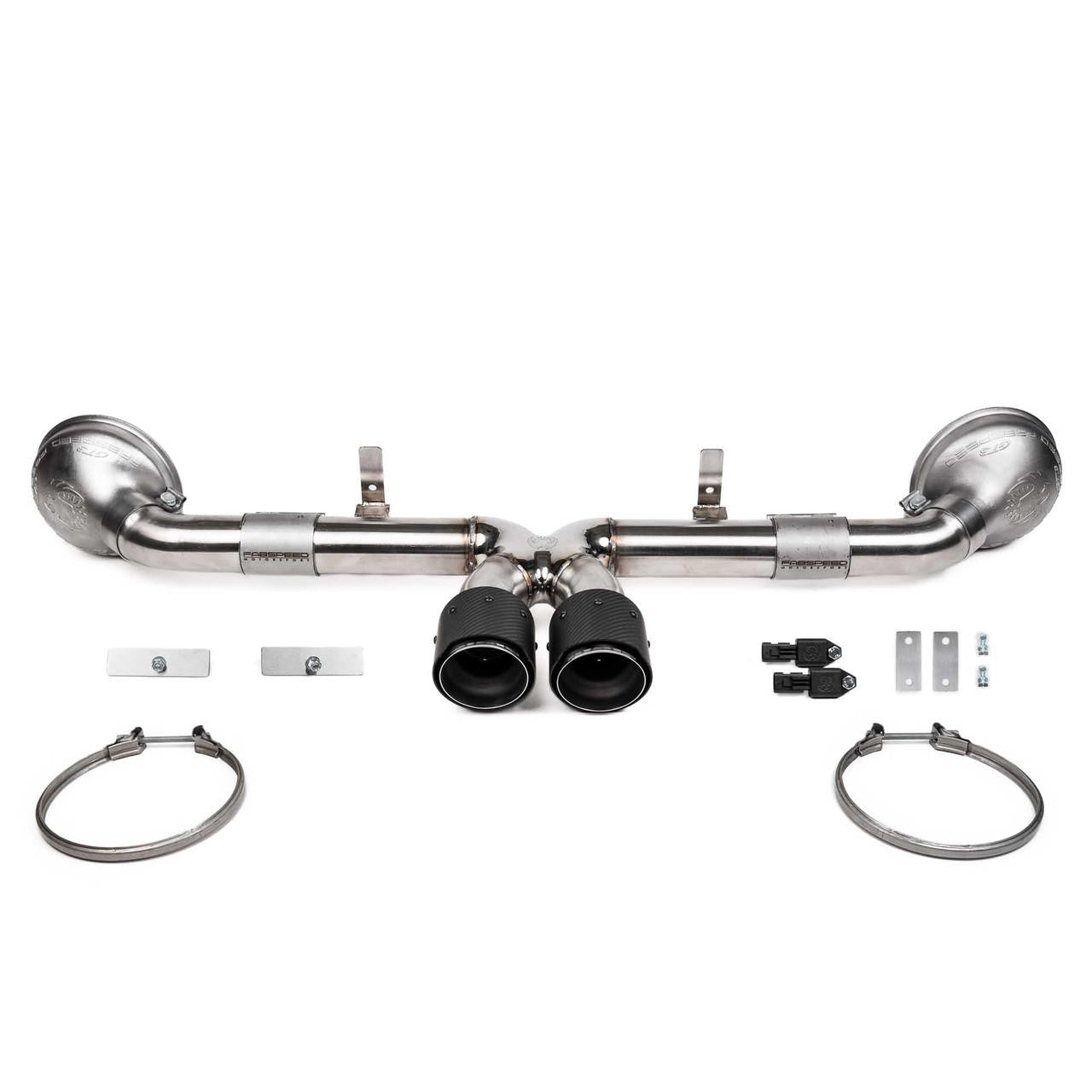 Fabspeed Porsche 992 GT3 / GT3 RS Supercup Cat-Back Exhaust System NON Valved (2022+)