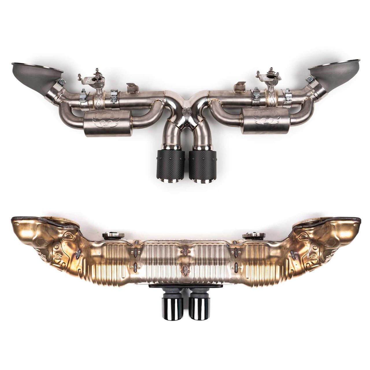 Fabspeed Porsche 992 GT3 / GT3 RS Titanium Valved Cat-Back Exhaust System (2022+)