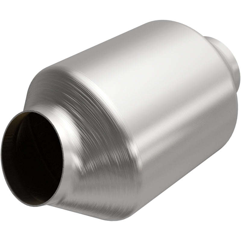 Magnaflow Carb Compliant SS Univ. Catalytic Converter 8.125in Body L X 5in Body W (2.50 CA Spun)