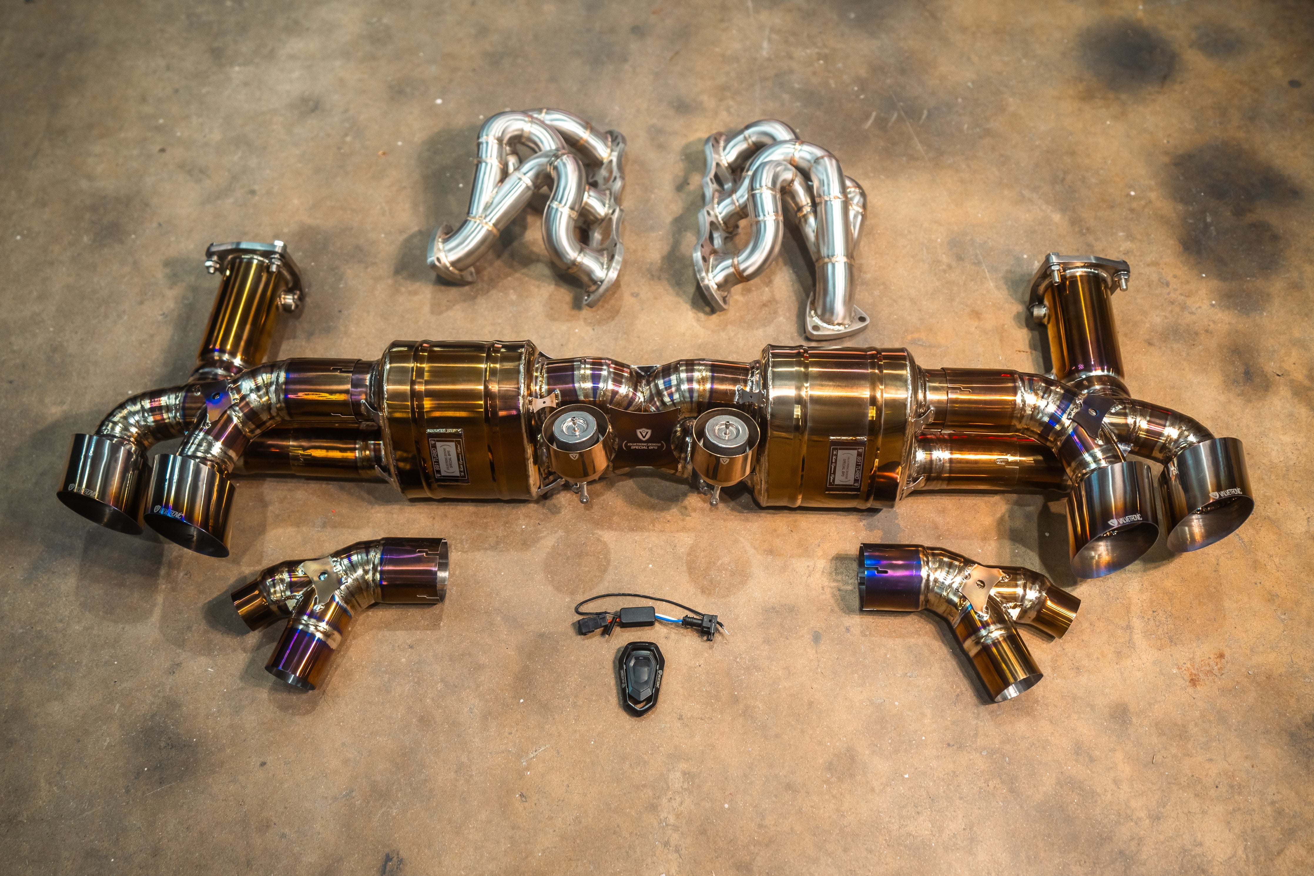 Valvetronic Exhaust - Valved Race Exhaust System for Porsche 911 Turbo 991.1 / 991.2