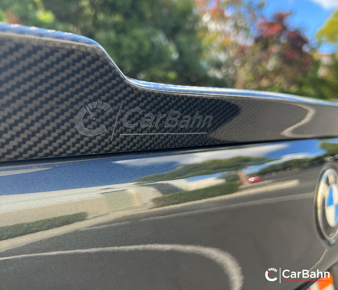 CarBahn BMW F90 M5 & M550i Gloss Carbon Rear Spoiler