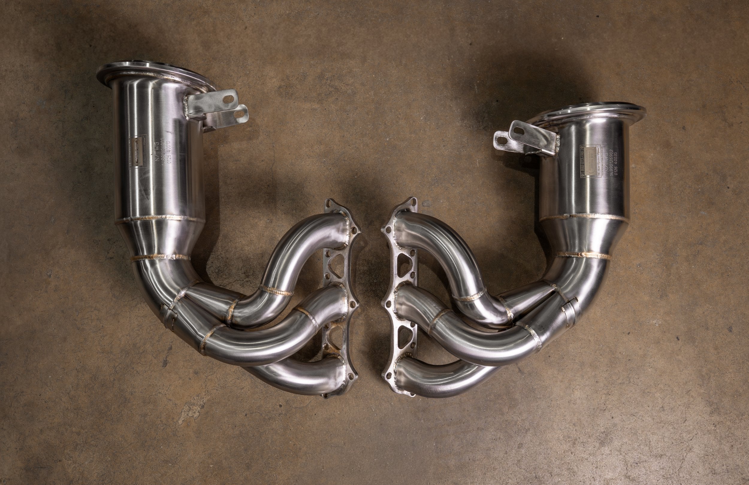 Valvetronic Exhaust - 400 Cell Catted Down Pipes For Porsche 992 GT3 / GT3 RS