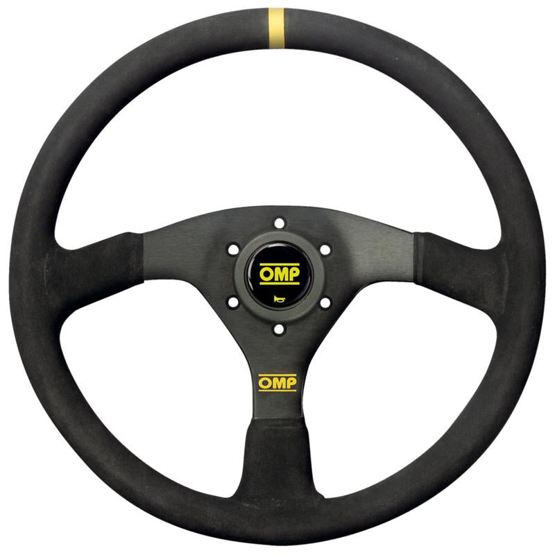 OMP Velocita Steering Wheel - Black Suede
