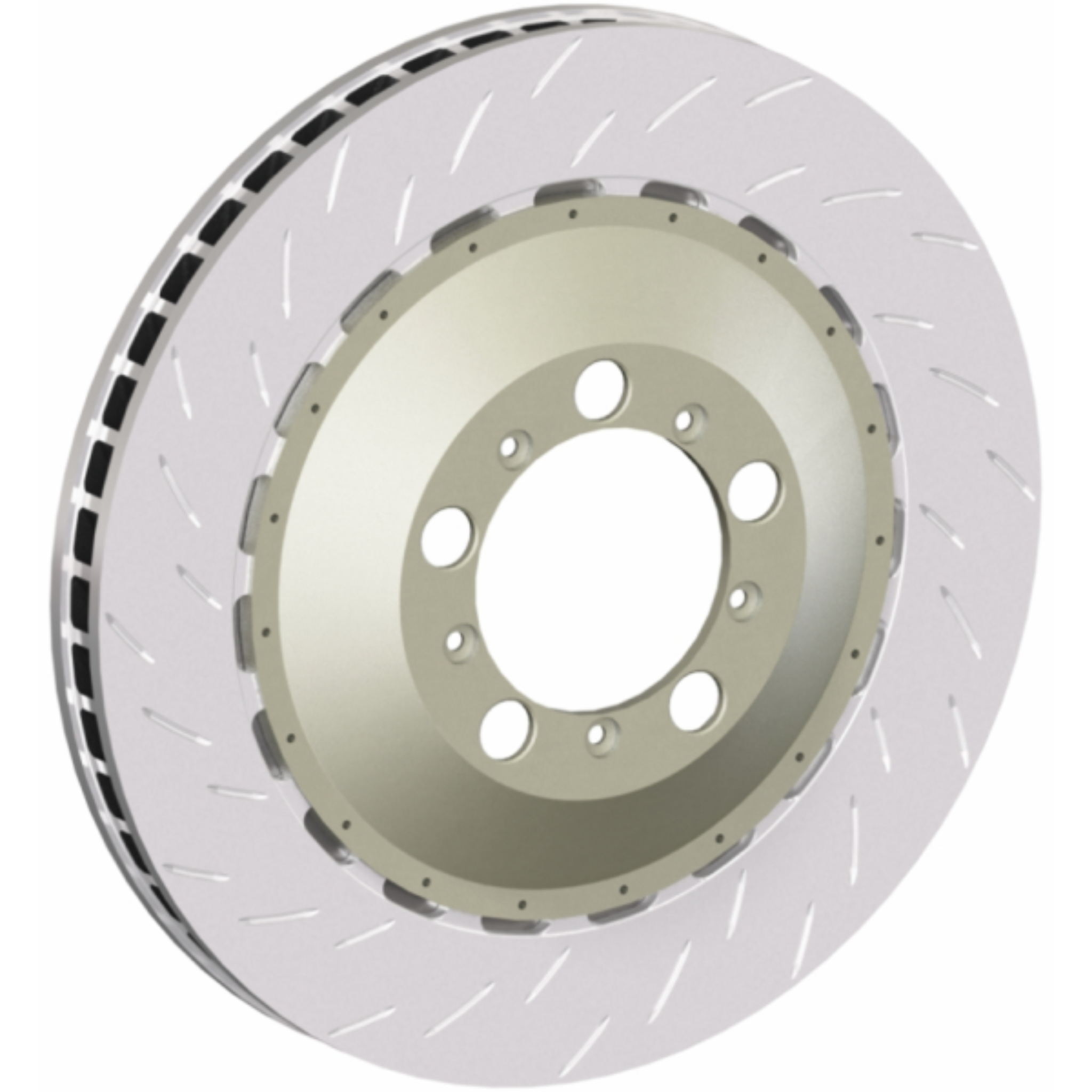 PFC Front Slotted Rotor - Left - Porsche 992 GT3 Cup