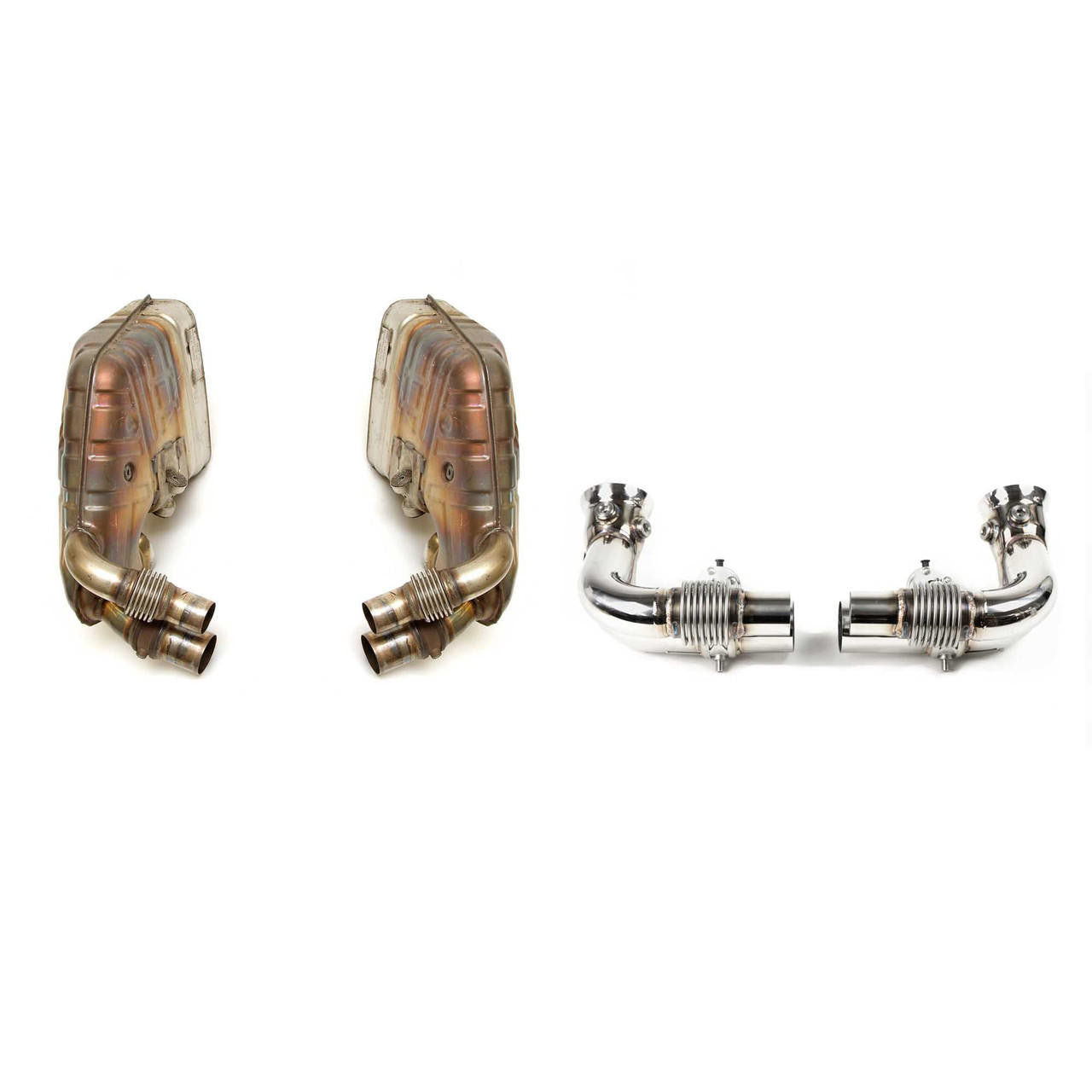 Fabspeed Porsche 997 GT3 / GT3 RS Side Muffler Bypass Pipes