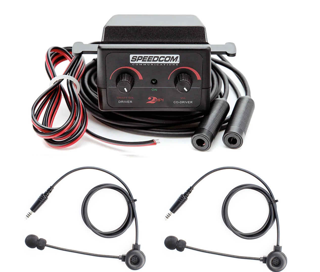 Speedcom SCC-2MPI Two Person Intercom with Headsets