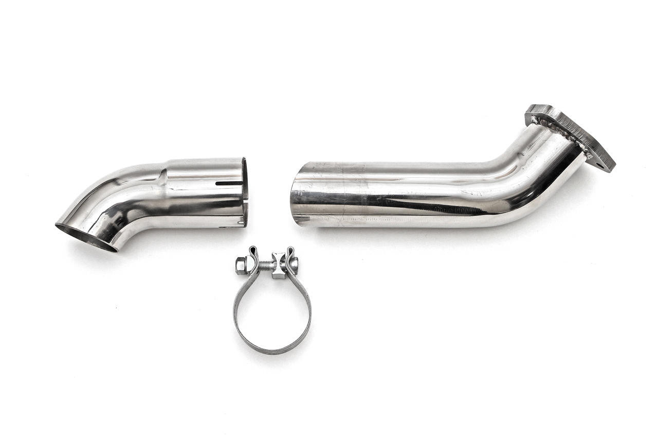 Fabspeed Porsche 911 Carrera Muffler Bypass Pipe with Adjustable Turndown (1976-1989)