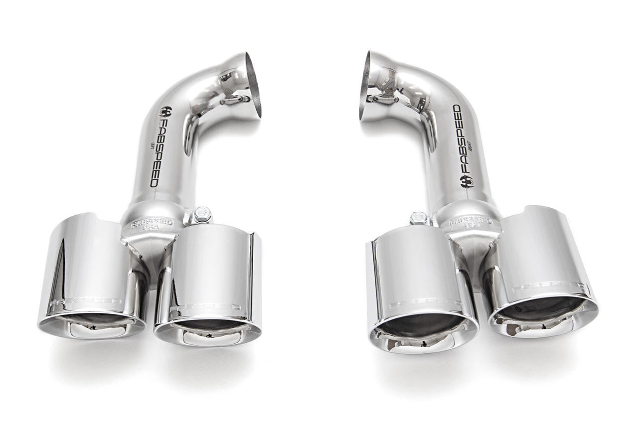 Fabspeed Porsche 958 V6 Deluxe Quad Tips (for PSE) (2011-2014)