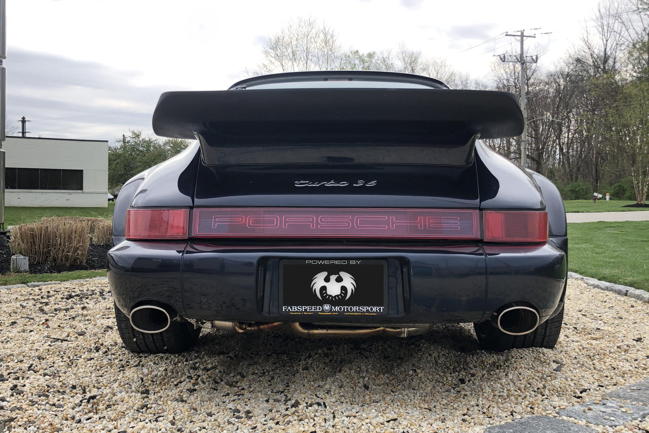 Fabspeed Porsche 964 Turbo 965 C2 Turbo Deluxe Oval Style Tips (1990-1994)
