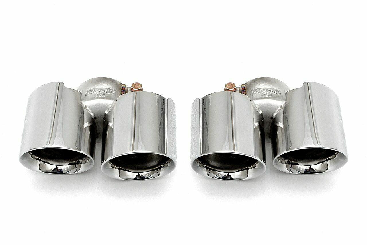 Fabspeed Porsche 991 Carrera Deluxe Quad-Style Tips (NON-S / NON-PSE) (2012-2016)