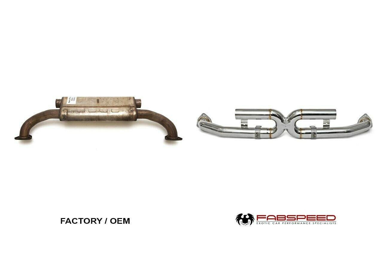 Fabspeed Porsche 997.2 Carrera Center Muffler Bypass X-Pipe (2009-2012)