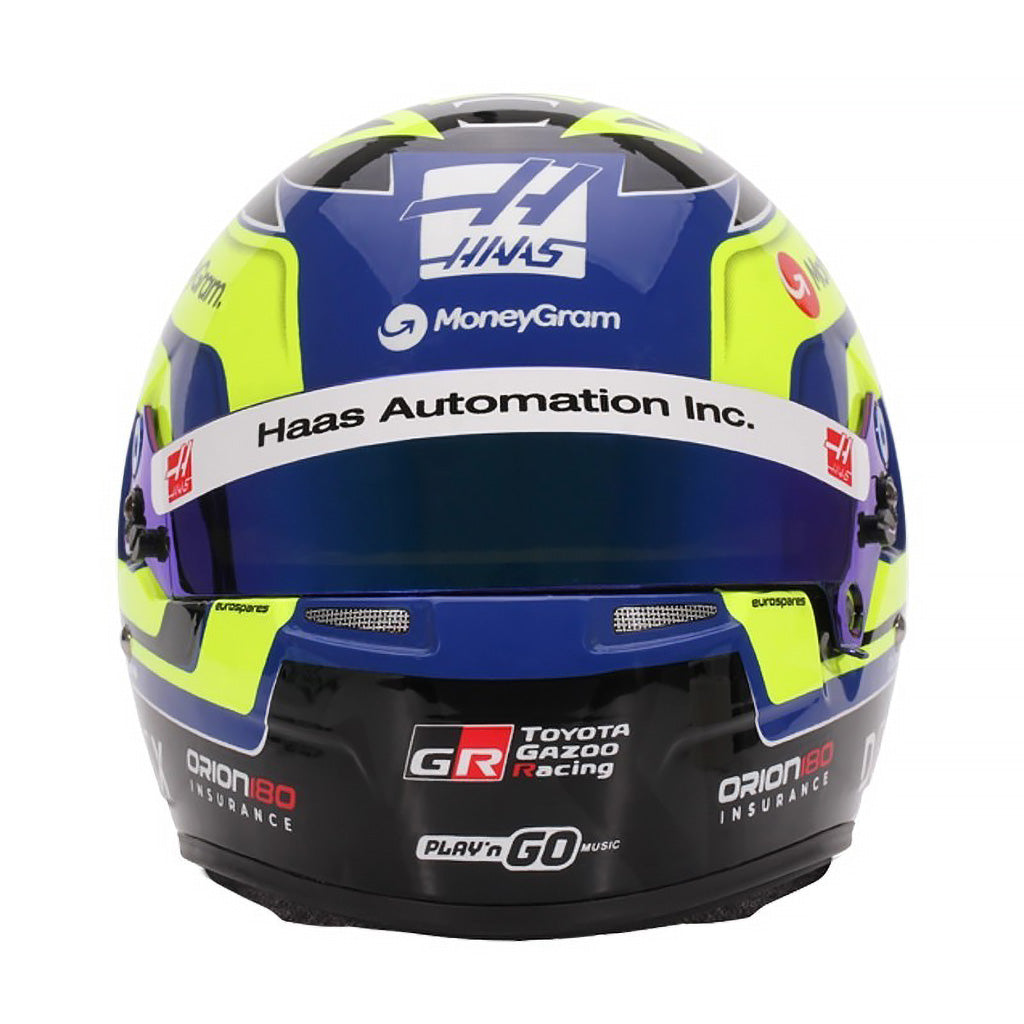 Bell HP77 Oliver Bearman 1:2 Scale F1 Mini Helmet | Haas 2025 F1 Season