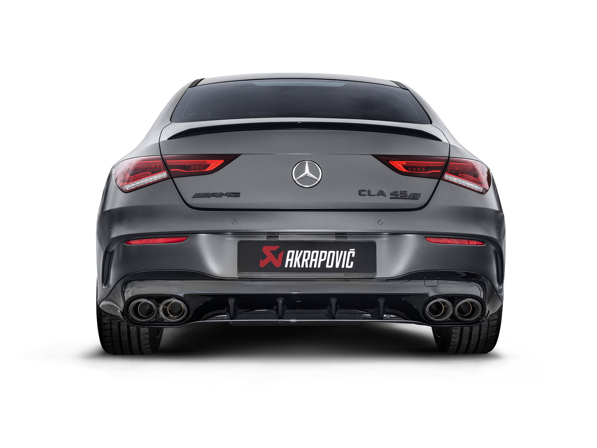 Akrapovic 2020 Mercedes-Benz CLA 45S AMG (C118/X118) Evo Line (Titanium) w/Carbon Tips/SS Link Pipes
