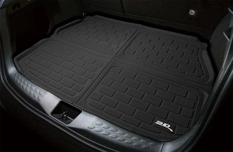 3D MAXpider 20-21 BMW X6 (G06) with Spare Tire Kagu Cross Fold Cargo Liner - Black M1BM1131309