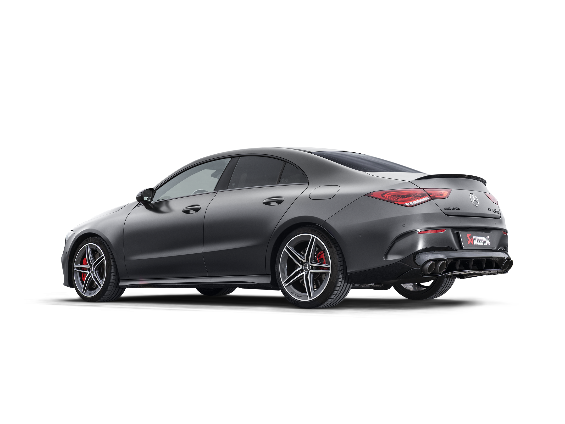 Akrapovic 2020 Mercedes-Benz CLA 45S AMG (C118/X118) Evo Line (Titanium) w/Carbon Tips/SS Link Pipes