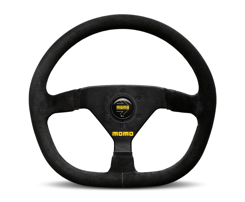 Momo MOD88 Steering Wheel 350 mm - Black Suede/Black Spokes