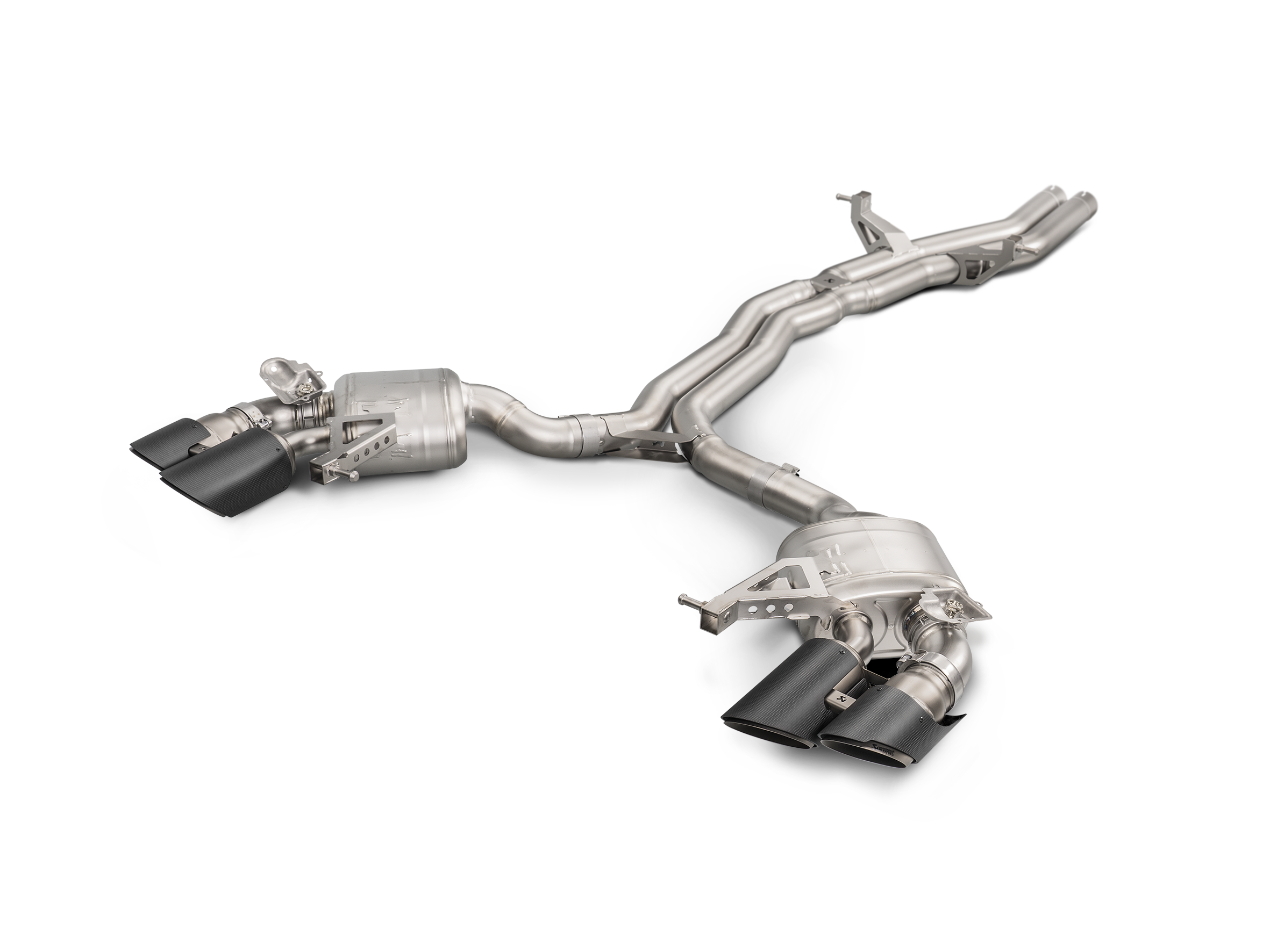 Akrapovic 2014 Porsche Macan Turbo (95B) Evolution Line Cat Back (Titanium) w/ Titanium Tips