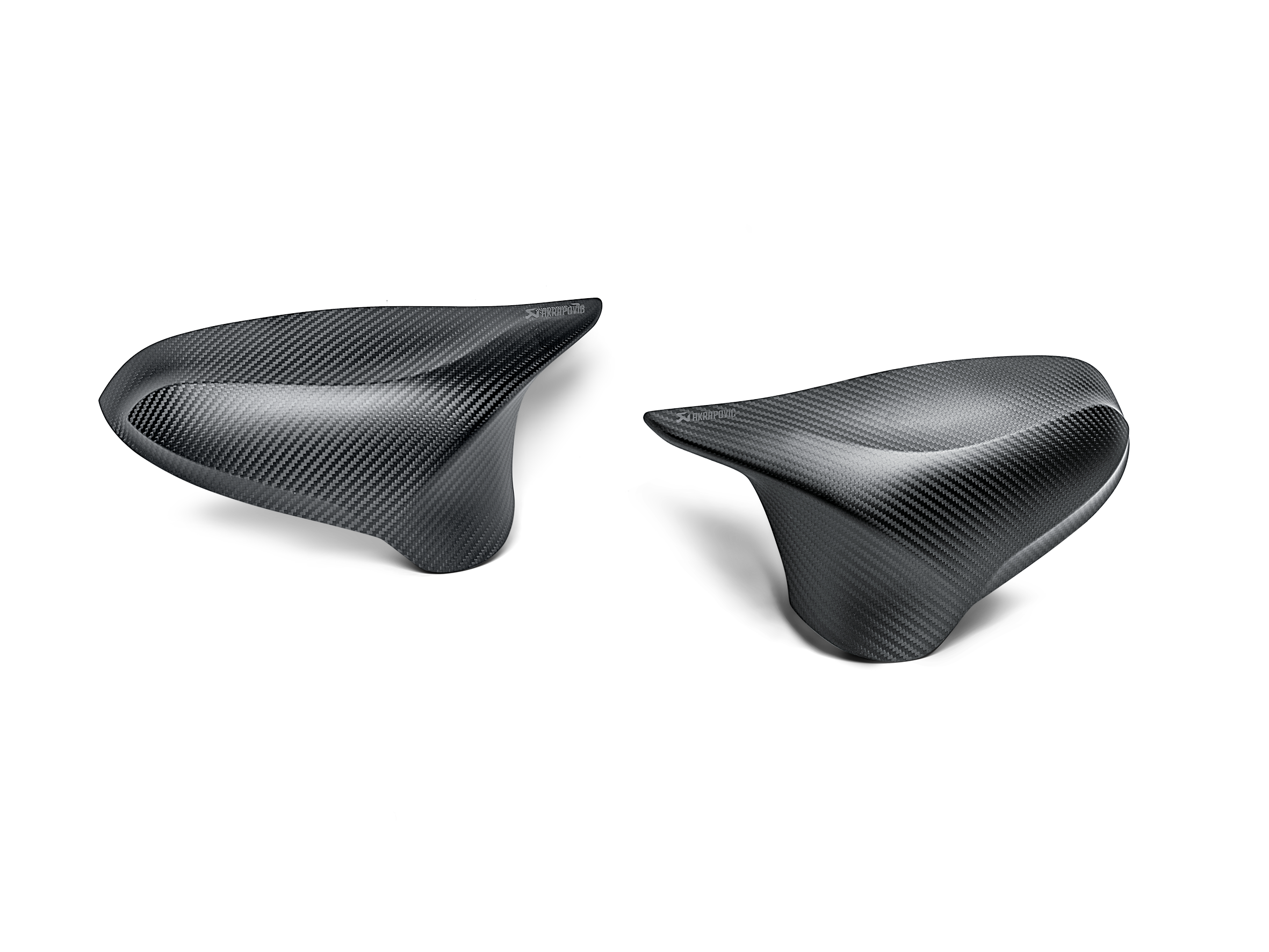 Akrapovic 2014+ BMW M3 (F80) Carbon Fiber Mirror Cap Set - Matte