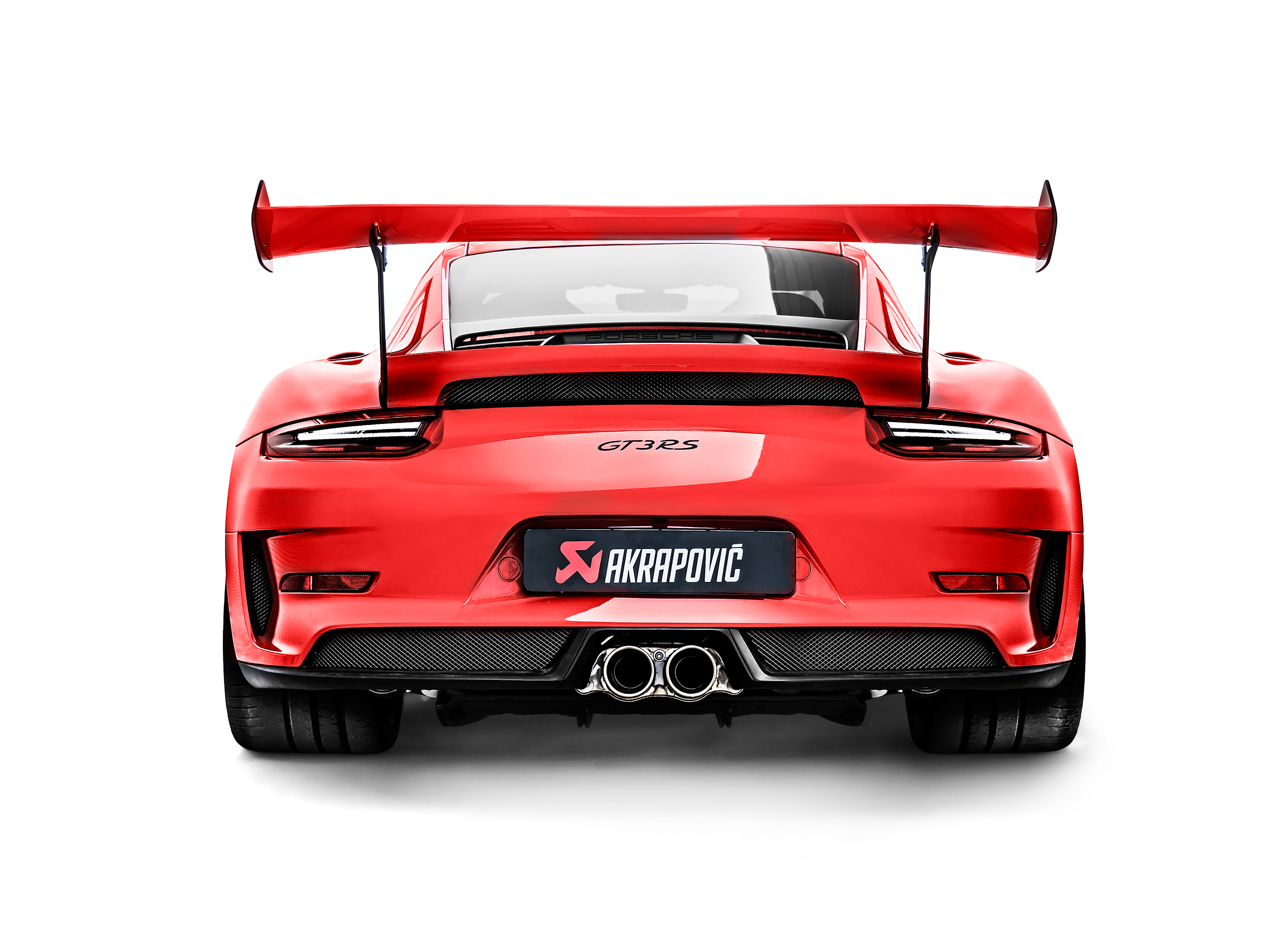 Akrapovic 2018 Porsche GT3 RS (991.2) Slip-On Line (Titanium) w/Titanium Tail Pipe Set
