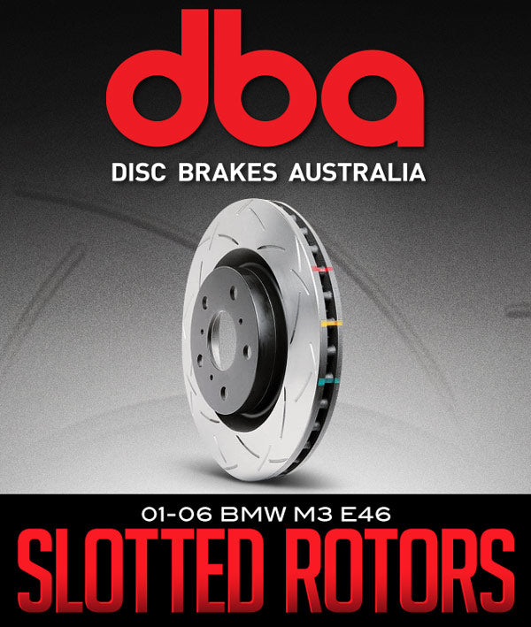 DBA SLOTTED 4000 SERIES ROTORS: 2001–2006 BMW M3 E46