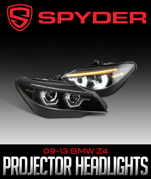 SPYDER AUTO PROJECTOR HEADLIGHTS: 2009–2013 BMW Z4