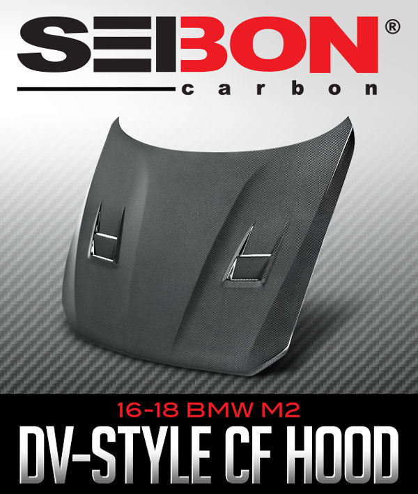 SEIBON CARBON DV-STYLE CARBON FIBER HOOD: 2016–2018 BMW M2