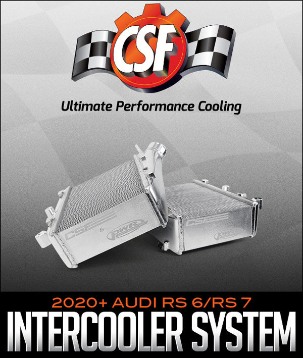 CSF COOLING HIGH-PERFORMANCE INTERCOOLER SYSTEM: 2020+ AUDI RS 6/RS 7