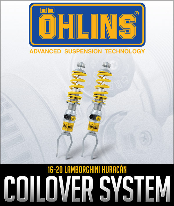 ÖHLINS RACING TTX-PRO COILOVER SYSTEM: 2016–2020 LAMBORGHINI HURACAN