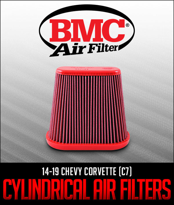 BMC AIR FILTERS CYLINDRICAL AIR FILTERS: 2014–2019 CHEVROLET CORVETTE (C7)