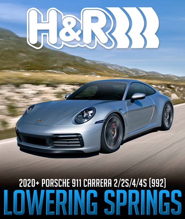 H&R SPRINGS VTF ADJUSTABLE LOWERING SPRINGS: 2020+ PORSCHE 911 CARRERA 2/2S/4/4S