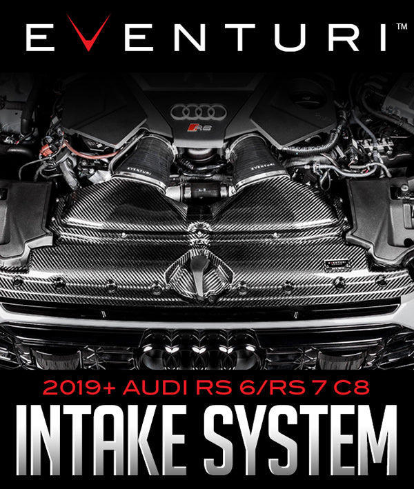 EVENTURI BLACK CARBON INTAKE SYSTEM: 2019+ AUDI RS6/RS7 C8
