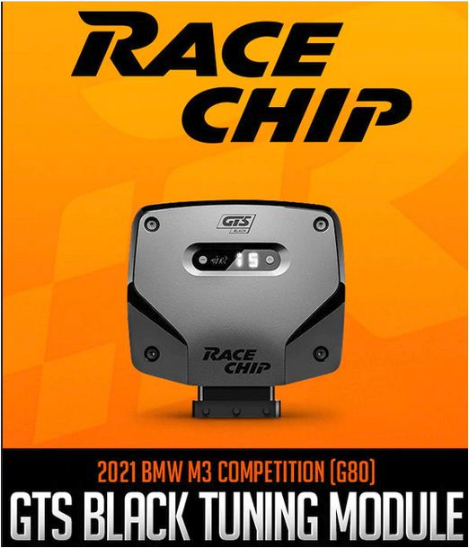 RACECHIP GTS BLACK TUNING MODULE: 2021 BMW M3 COMPETITION (G80)