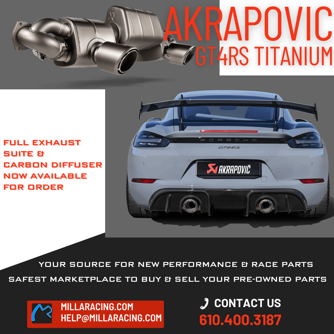 Akrapovic GT4 RS Launches & Pre-Orders Can Begin!
