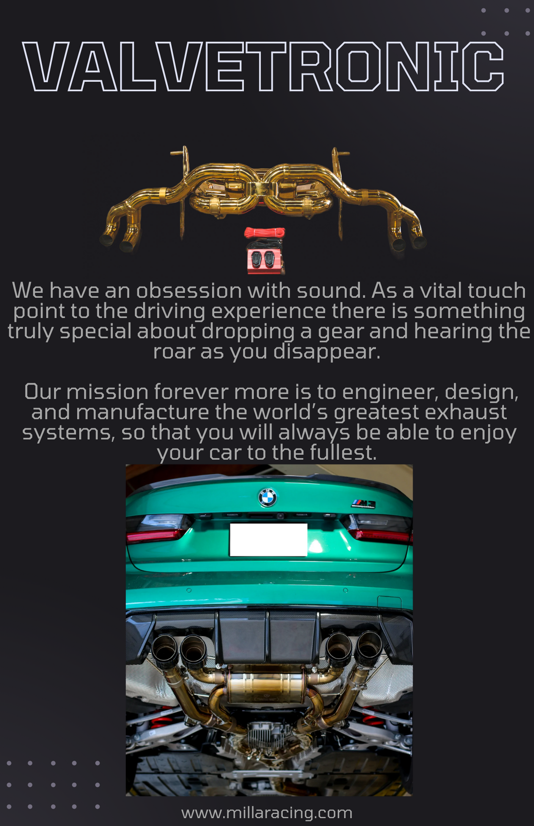 Valvetronic Exhaust Available