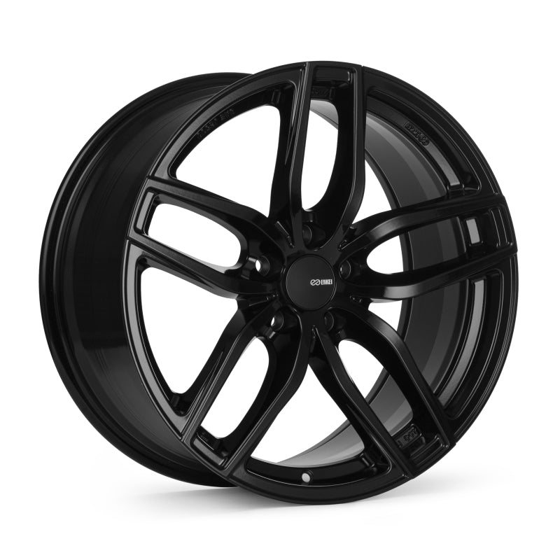 Enkei Tune 19x8.5 / 5x112 BP / ET32 / 72.6mm Bore - Gloss Black Wheel