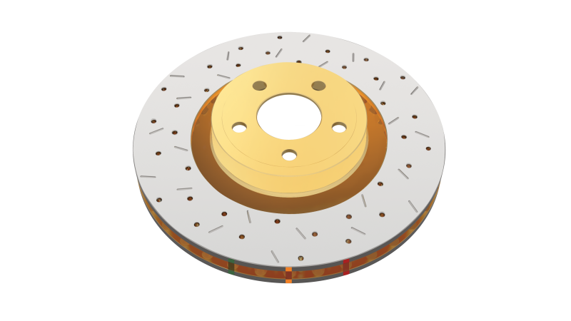DBA 01-07 BMW M3 E46 w/325mm rotor Rear Drilled & Slotted 4000 Series Rotor