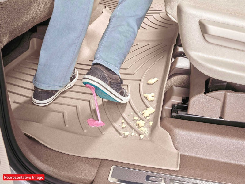 WeatherTech 17-25 Audi Q7 1st Row Front FloorLiner HP - Grey