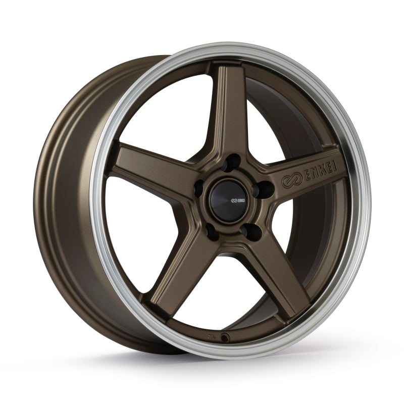 Enkei Quasar 19x8in / 5x114.3 BP / 35mm Offset / 72.6mm Bore - Matte Bronze Wheel